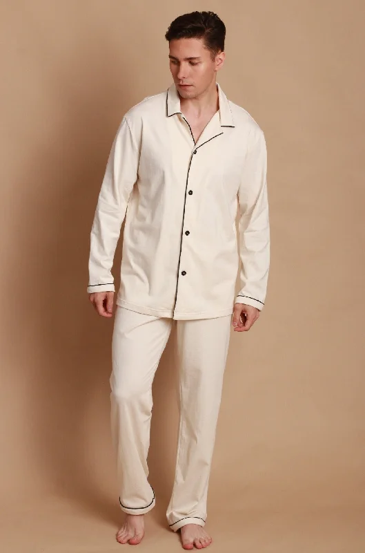 Allergy-Free Organic Cotton Pajama Pants Modern Bootcut Pants