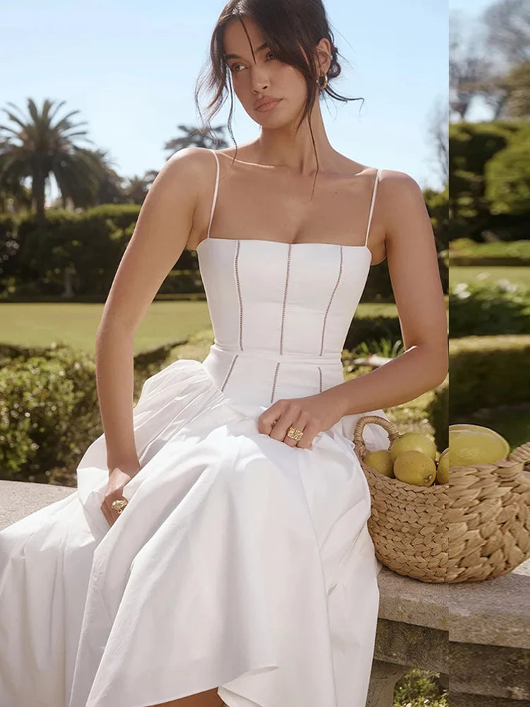 Cinessd Christmas Gift Outfit Summer Elegant Dresses for Women 2024 New Arrivals White Long Party Dresses Hollow Out Flare Female Clothing Tunics Formal black Cinessd Christmas Gift Outfit Summer Elegant Dresses for Women 2024 New Arrivals White Long Party Dresses Hollow Out Flare Female Clothing Tunics Formal black
