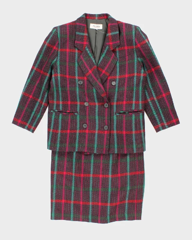 Vintage Sonneur Wool Skirt Suit - M modal blend skirt
