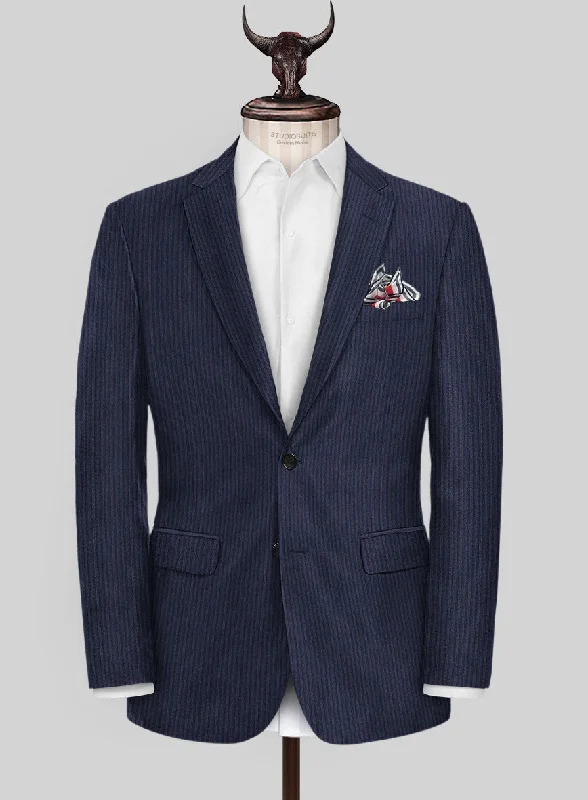 Scabal Tornado Herringbone Dark Blue Wool Jacket Herringbone Jacket Checkered Jacket Solid Jacket