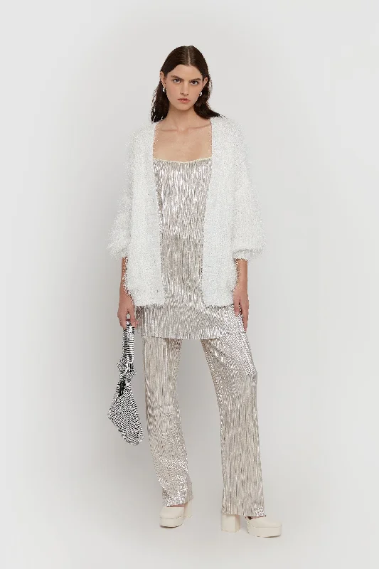 OVERSIZED KNIT CARDIGAN Machine Wash Dry Clean Hand Wash