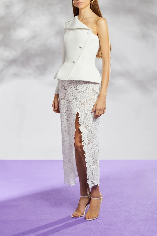 Azima Jacket & Skirt Lace Jacket Ribbed Jacket Sequined Jacket