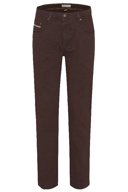 5 pocket pant 3260-66344 990 Burgundy Fashionable Jogger Pants