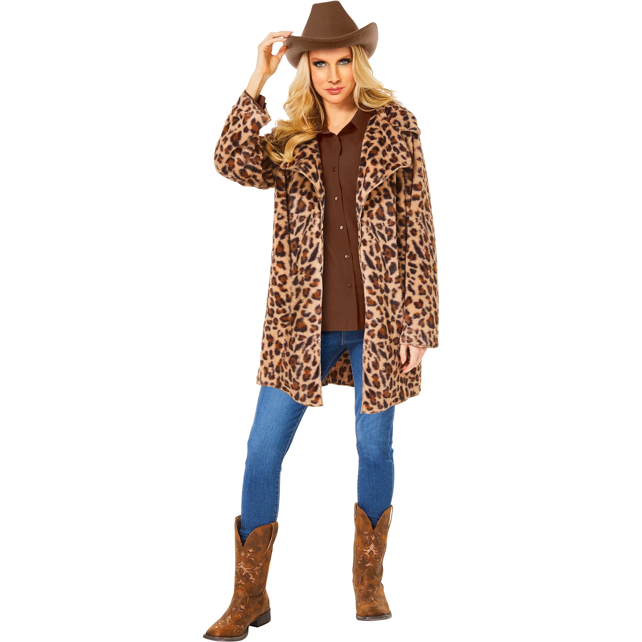 Beth Dutton Cheetah Jacket Front Pockets Side Pockets Patch Pockets