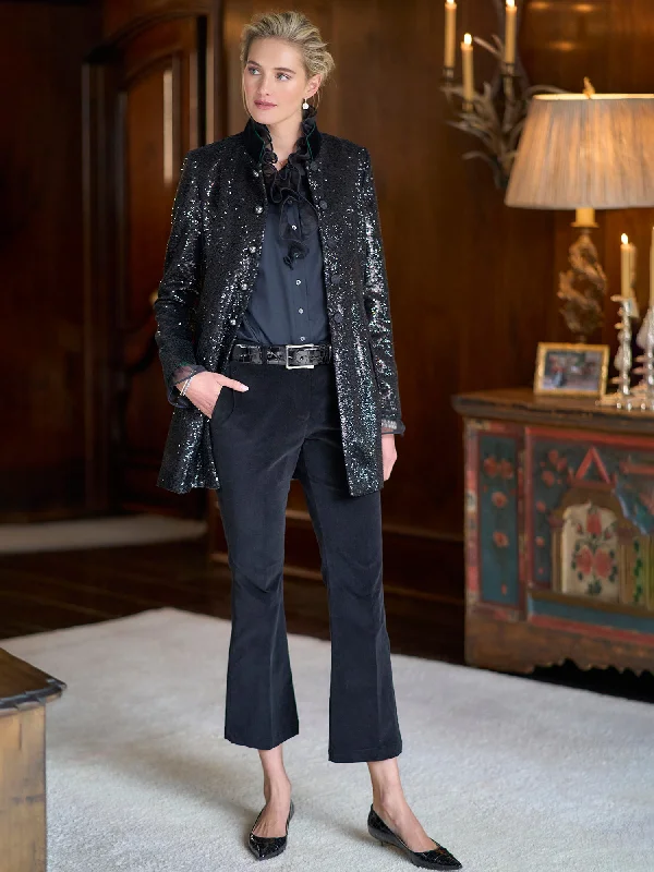 Nellie Velvet Pant Relaxed Lounge Trousers