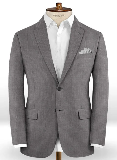 Scabal Nito Gray Wool Jacket Striped Jacket Polka Dot Jacket Floral Jacket