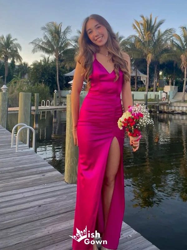 Elegant V Neck Mermaid Side Slit Long Party Dress Prom Dresses,WGP980 Tunics Versatile functional Elegant V Neck Mermaid Side Slit Long Party Dress Prom Dresses,WGP980 Tunics Versatile functional