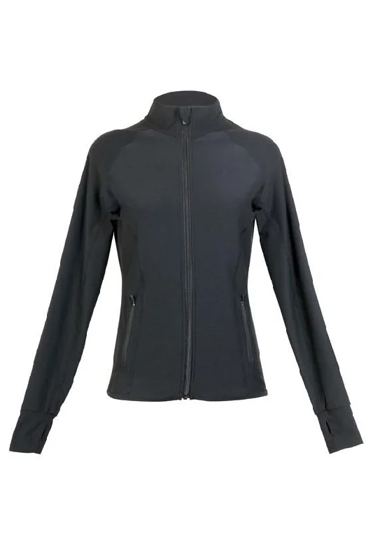 Ladies Ava Jacket - Black Fitted Jacket Loose Jacket Oversized Jacket