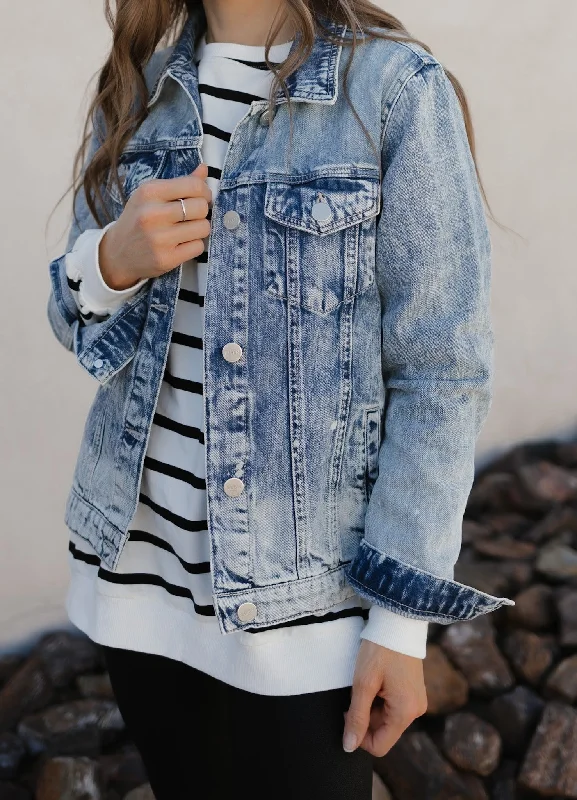 RISEN Button Up Ombre Washed Jacket Cotton Fabric Linen Fabric Terry Fabric