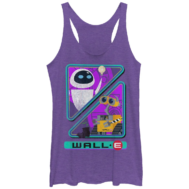 Women's Wall-E EVE Robot Triangle Racerback Tank Top boho tank top