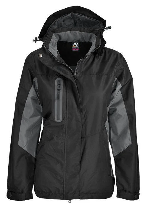 Ladies Sheffield Jacket - Black/Slate Embroidered Jacket Appliqued Jacket Beaded Jacket