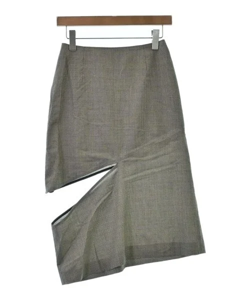 Maison Margiela Knee length skirts velvet skirt plush