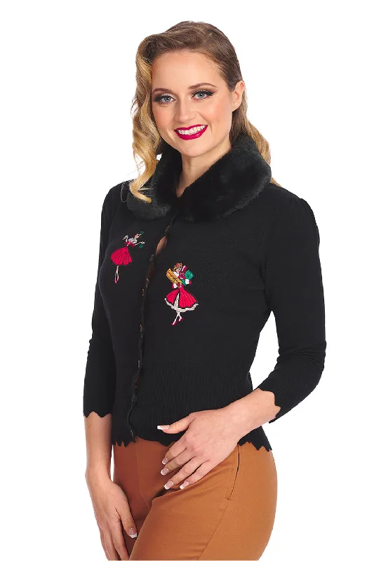 VINTAGE CHRISTMAS HOLIDAY CARDIGAN Wool Cardigan Cotton Cardigan Cashmere Cardigan