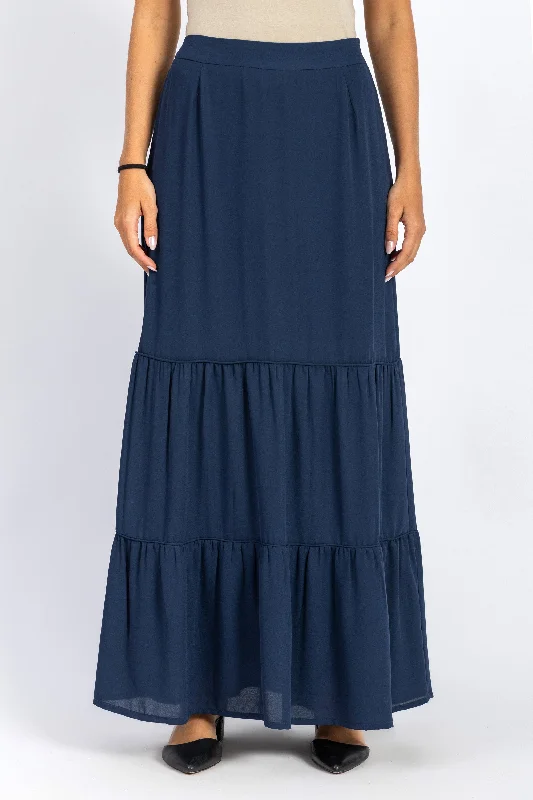 chiffon skirt linen skirt natural
