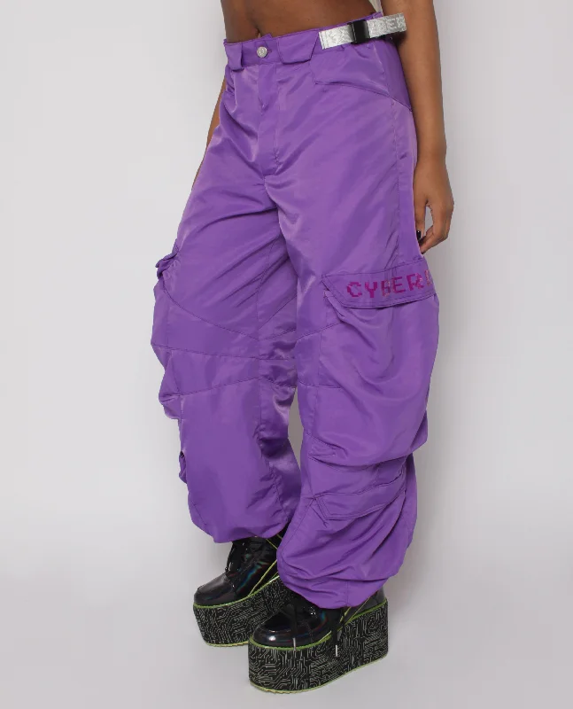 PROTONELLA PANTS PURPLE Stretch Fit Pants