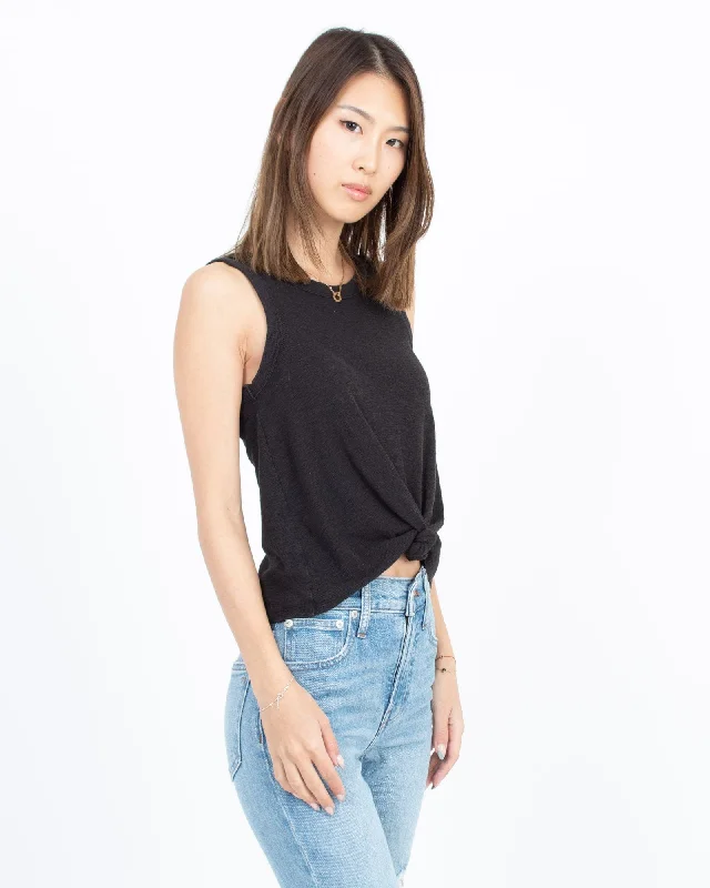 Tie Front Tank loose fit tank