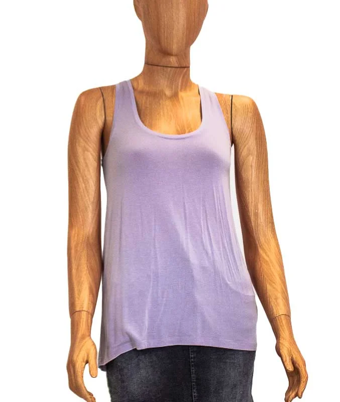 Pink Scoop Neck Tank cute tank top