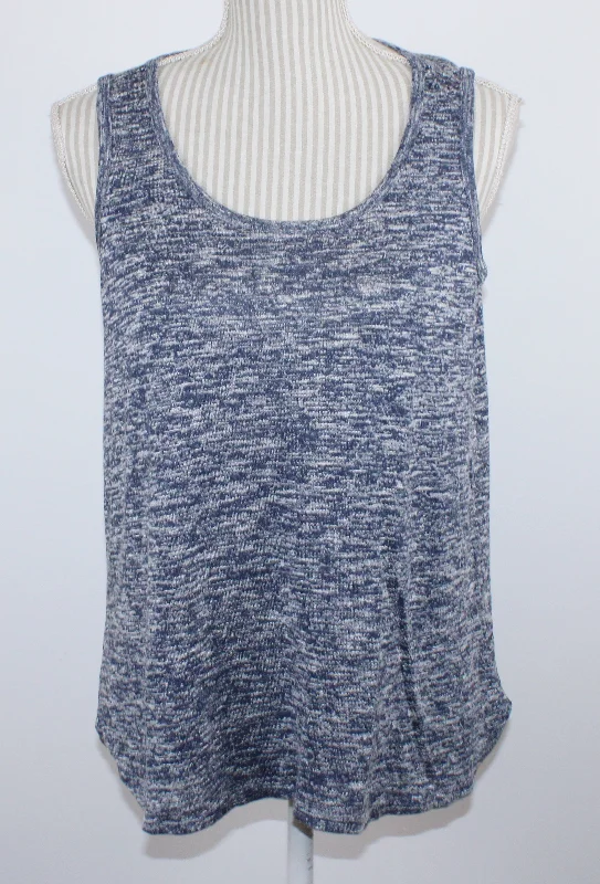 JOE FRESH DARK BLUE TANK LADIES MEDIUM PRE-LOVED sleep tank top