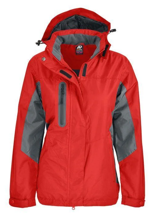 Ladies Sheffield Jacket - Red/Slate Lace Jacket Ribbed Jacket Sequined Jacket
