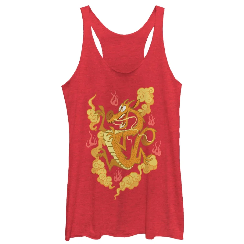 Women's Ralph Breaks the Internet Comfy Mulan Racerback Tank Top cropped tank top