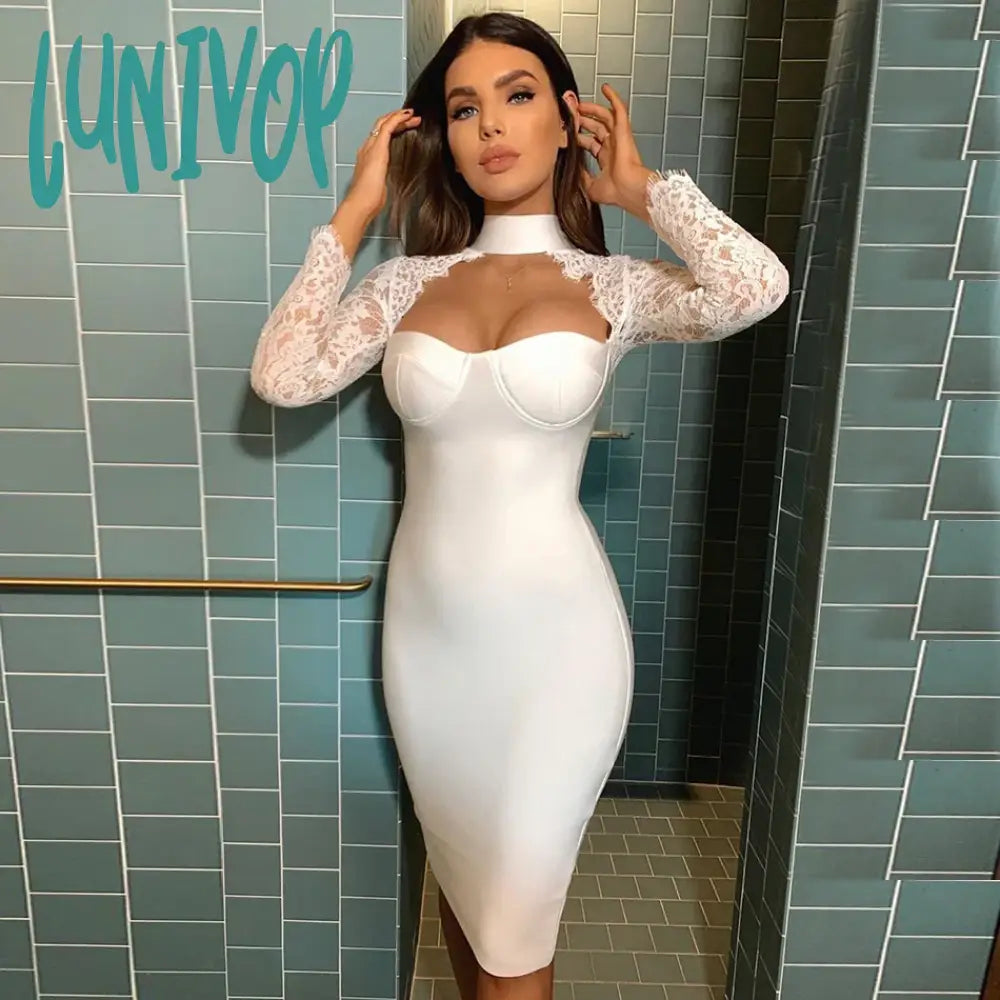 Lunivop Fashion Sexy Lace Long Sleeve Hollow Mini Bandage Dress Vestidos Elegantes Para Mujer Birthday Evening Cocktail Party Dresses Sequined Elegant Party Lunivop Fashion Sexy Lace Long Sleeve Hollow Mini Bandage Dress Vestidos Elegantes Para Mujer Birthday Evening Cocktail Party Dresses Sequined Elegant Party