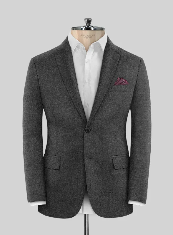 Scabal Londoner Dark Gray Wool Jacket Wool Jacket Cashmere Jacket Tweed Jacket