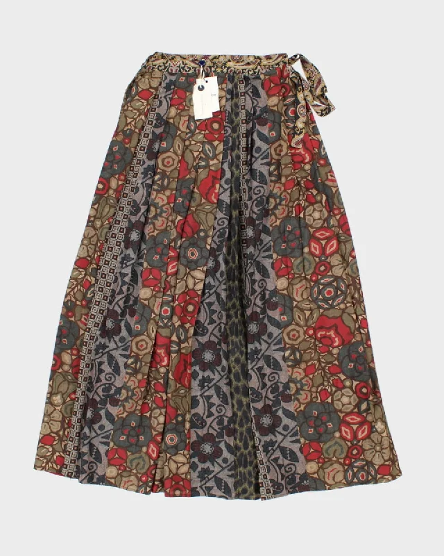 Pierre - Louis Mascia Patterned Midi Skirt - W28 chiffon skirt airy