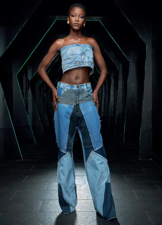 Odeneho II Bustier and Pants Slim-Fit Leggings