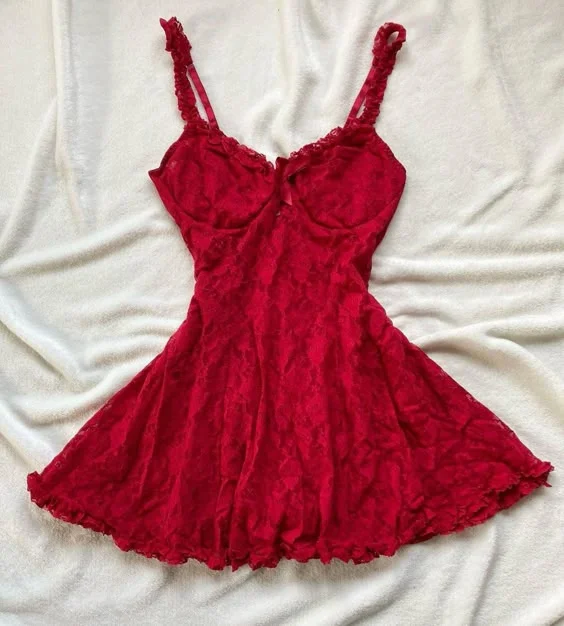Cifeeo-back to school outfits 16th Birthday A Line Spaghetti Straps Red Homecoming Dresses Lace Short Mini Party Dress C2982 Tunics Running lightweight Cifeeo-back to school outfits 16th Birthday A Line Spaghetti Straps Red Homecoming Dresses Lace Short Mini Party Dress C2982 Tunics Running lightweight