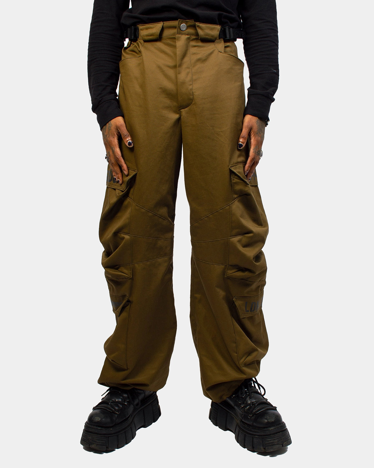 PROTON PANTS KHAKI Comfortable Fleece Pants