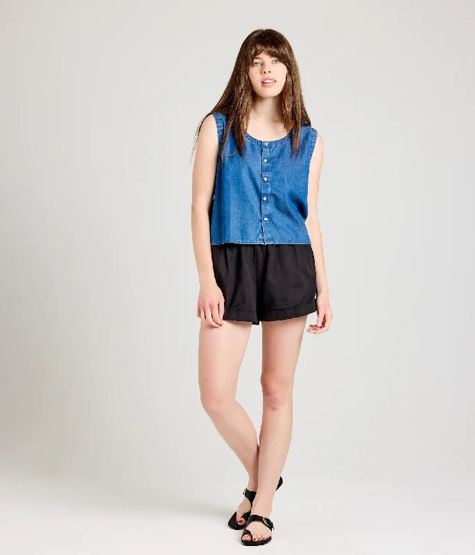 Demi Tank - Chambray layering tank top