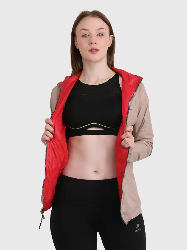 women's reversible hooded jacket Fitted Jacket Loose Jacket Oversized Jacket