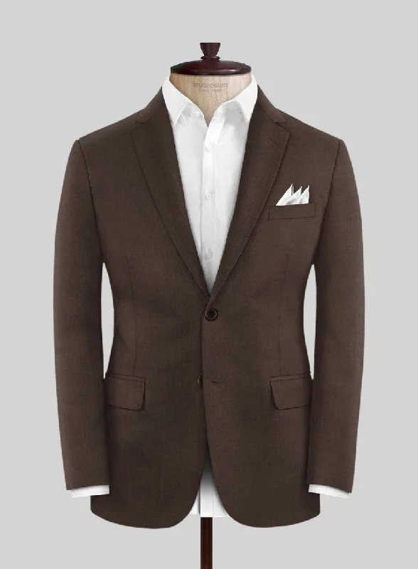 Scabal Brown Wool Jacket Wool Jacket Cashmere Jacket Tweed Jacket