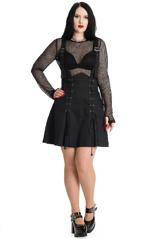 Banned Apparel - Astaroth Skirt leather skirt modern