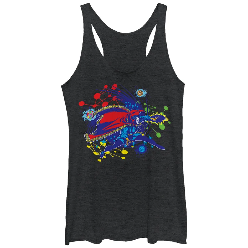 Women's Marvel Doctor Strange Planets Racerback Tank Top strapless tank top