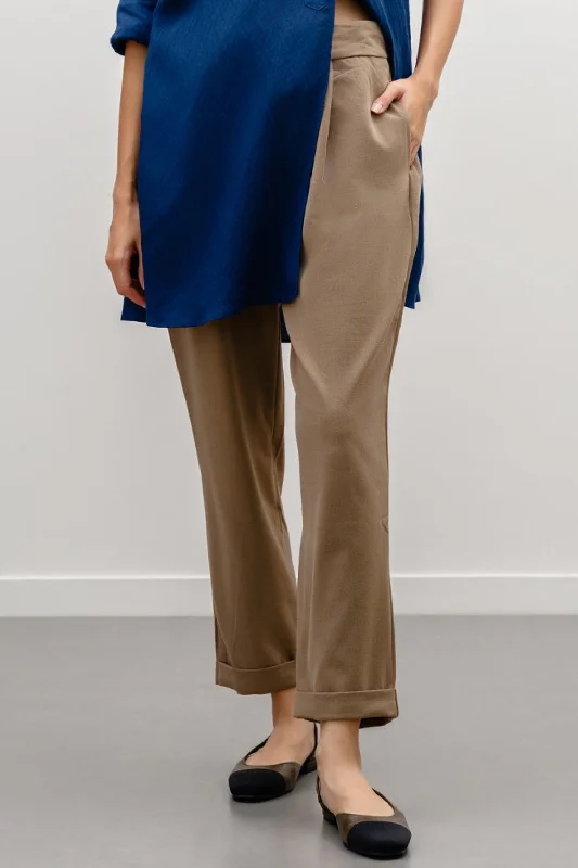 DRAWSTRING TAILORED PANTS Fashionable Track Pants