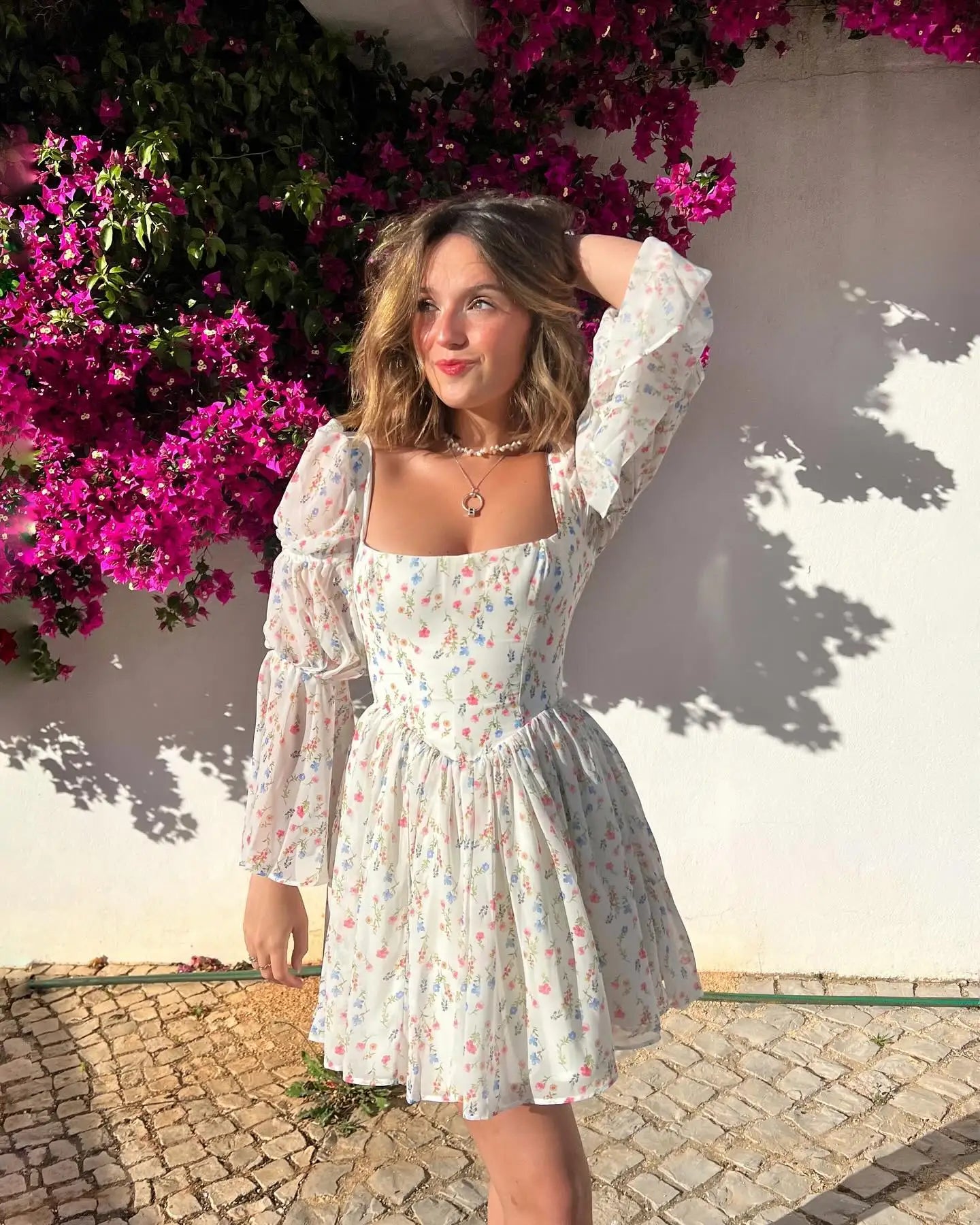 Lunivop Summer Casual Holiday Dress 2024 New Arrivals Square Neck Lantern Sleeve Birthday Party Dresses Mini Women's Clothing Off-the-shoulder Bohemian Festive Lunivop Summer Casual Holiday Dress 2024 New Arrivals Square Neck Lantern Sleeve Birthday Party Dresses Mini Women's Clothing Off-the-shoulder Bohemian Festive