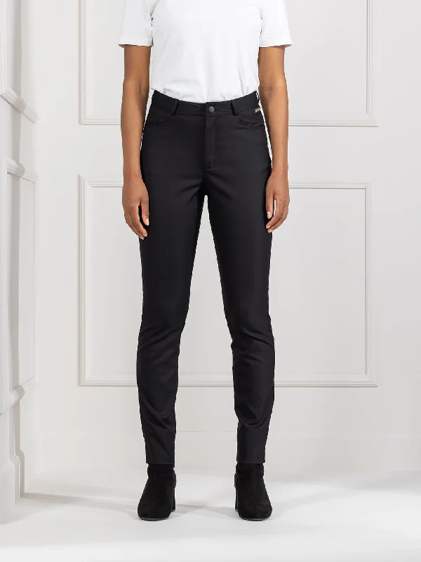 Pants Savannah Black Casual Track Pants