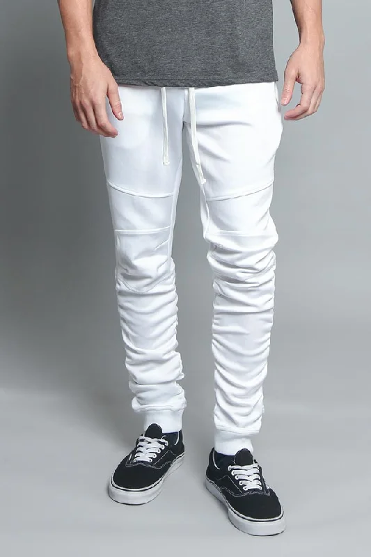 Scrunched Skinny Fit Track Pants Classic Cropped Pants