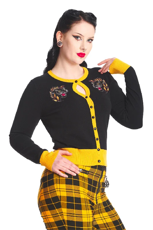 Banned Apparel - Black Panther Cardigan Button Cardigan Zip Cardigan Pullover Cardigan