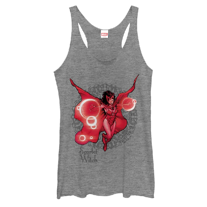 Women's Marvel Witch Hex Racerback Tank Top pastel tank top