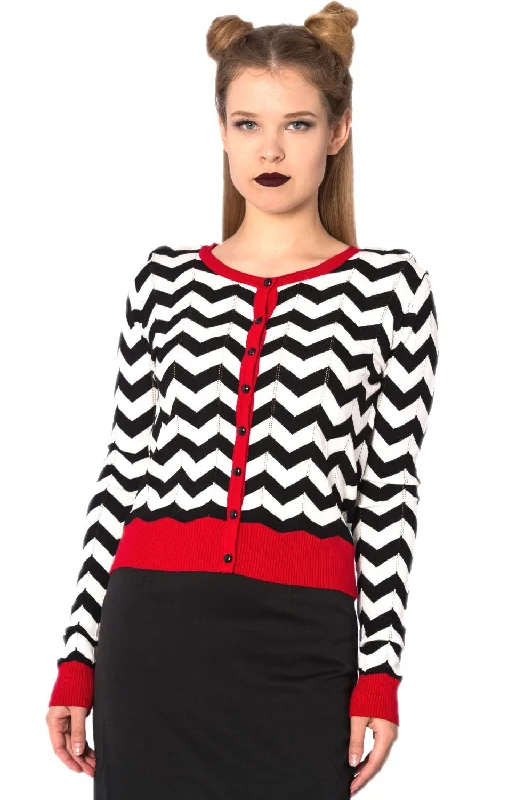 Banned Apparel - Black Coffee Cardigan Transparent Opaque Sheer