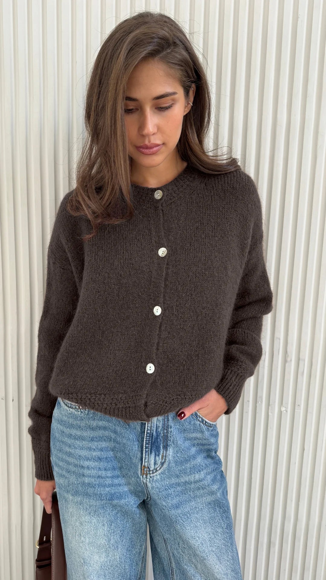 Reyna | Cardigan Velvet Chenille Corduroy