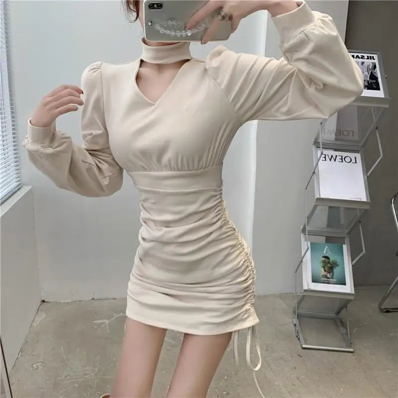 Cinessd Christmas Gfit Outfit Casual Sexy Bodycon Mini Dress Women 2024 Autumn Long Sleeve Elegant Sweet Party Dresses Office Lady Korean One Piece Dress Chic Tunics stripes playful Cinessd Christmas Gfit Outfit Casual Sexy Bodycon Mini Dress Women 2024 Autumn Long Sleeve Elegant Sweet Party Dresses Office Lady Korean One Piece Dress Chic Tunics stripes playful