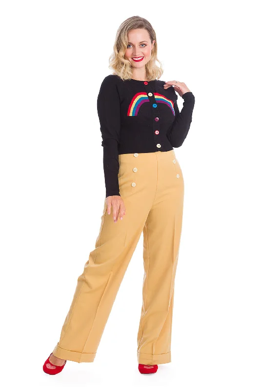 RAINBOW DAYS AHEAD CARDIGAN Fitted Loose Oversized