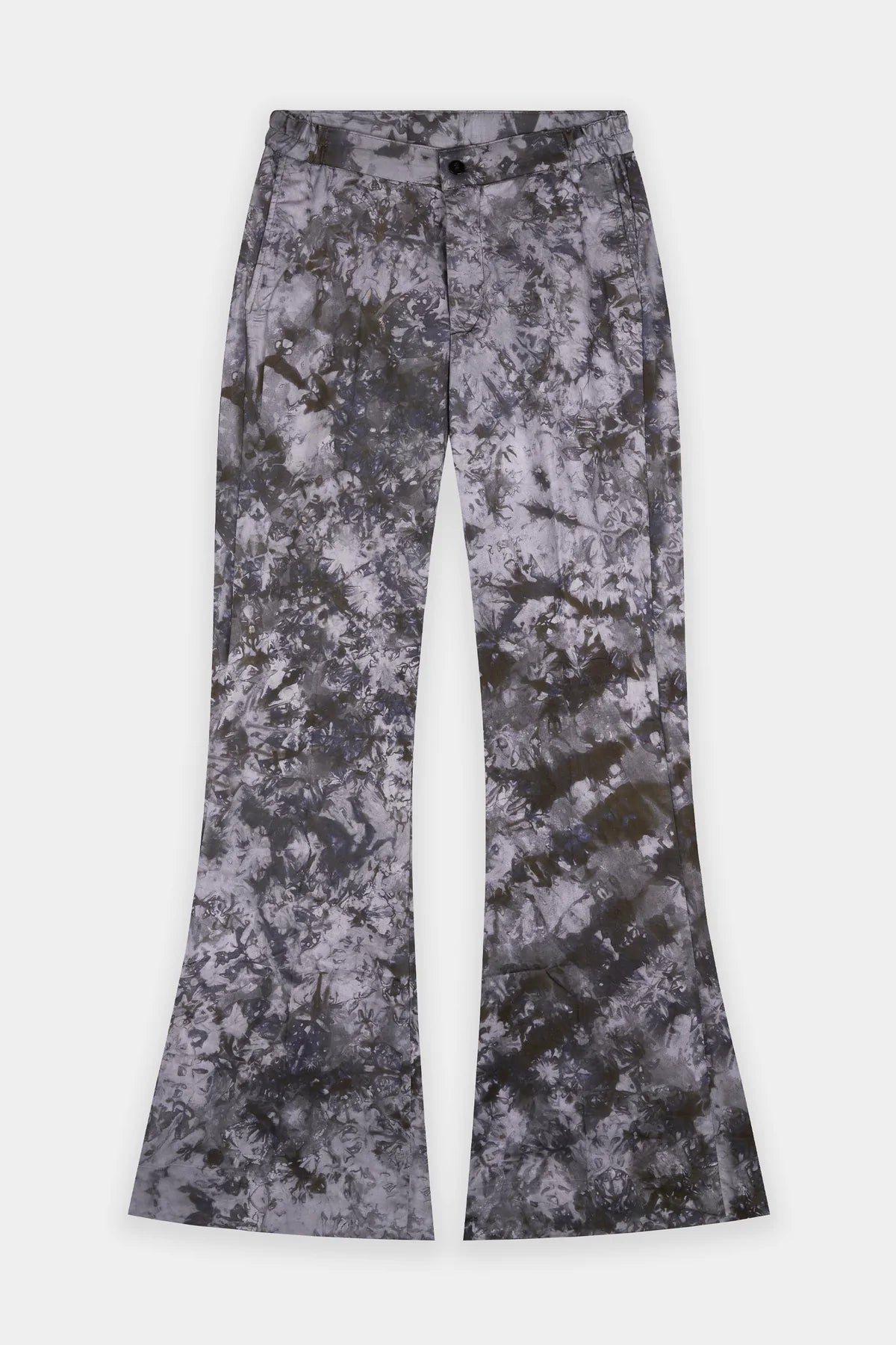 Dejede II Tailor Fitted Flare Cut Pant - Grey/Black Casual Lounge Pants