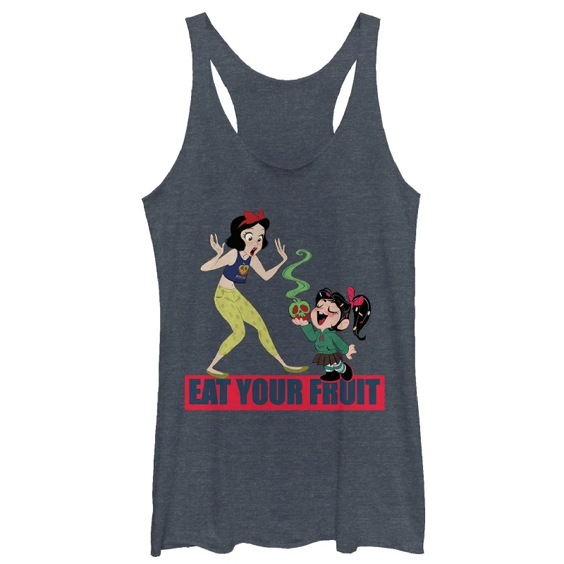 Women's Ralph Breaks the Internet Snow Poison Fruit Racerback Tank Top sequin tank top