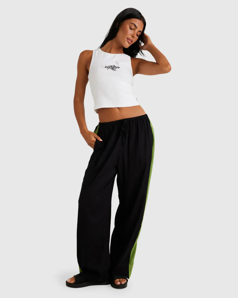 RVCA Kelsey Holiday Pant Fashionable Tapered Leg Pants