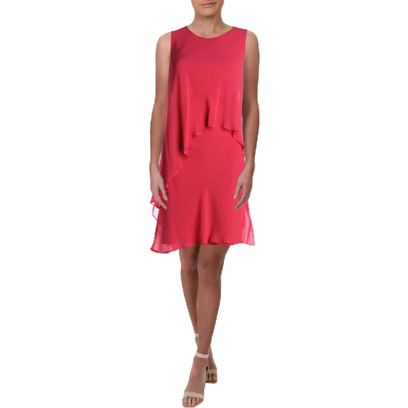 Lonia Womens Georgette Tiered Party Dress Tunics Bestseller popular