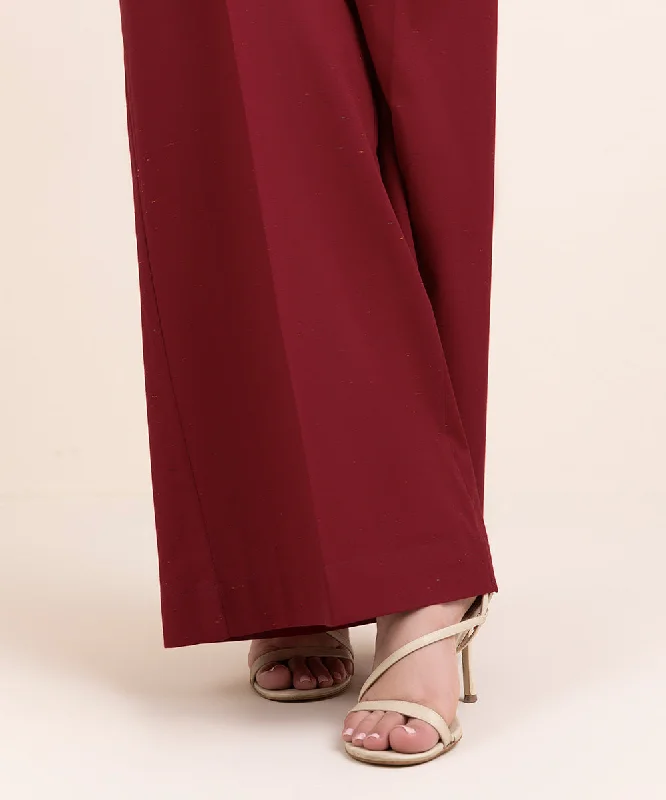 Embroidered Multi Neps Flared Pants High-Waist Yoga Pants